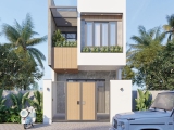 Thiết Kế Nhà Phố Hiện Đại Của Chị Thanh