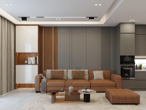 Thiết Kế Nhà Phố Hiện Đại Của Chị Chi